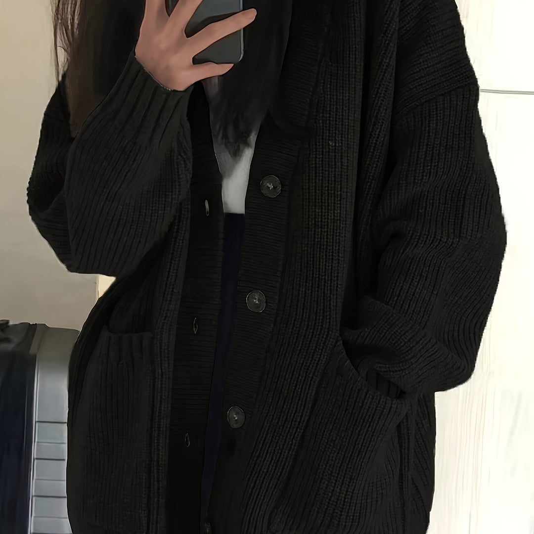 Maisie | Relaxed Button-Front Cardigan