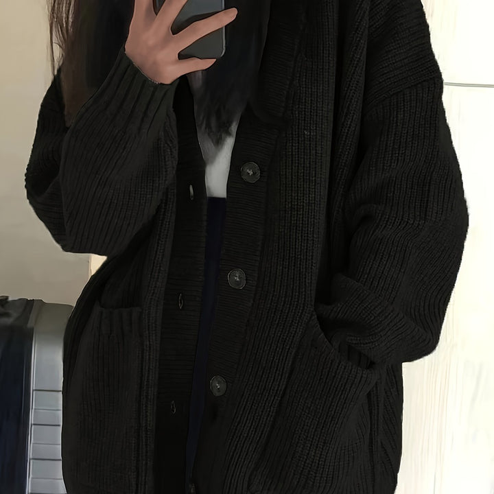 Maisie | Relaxed Button-Front Cardigan
