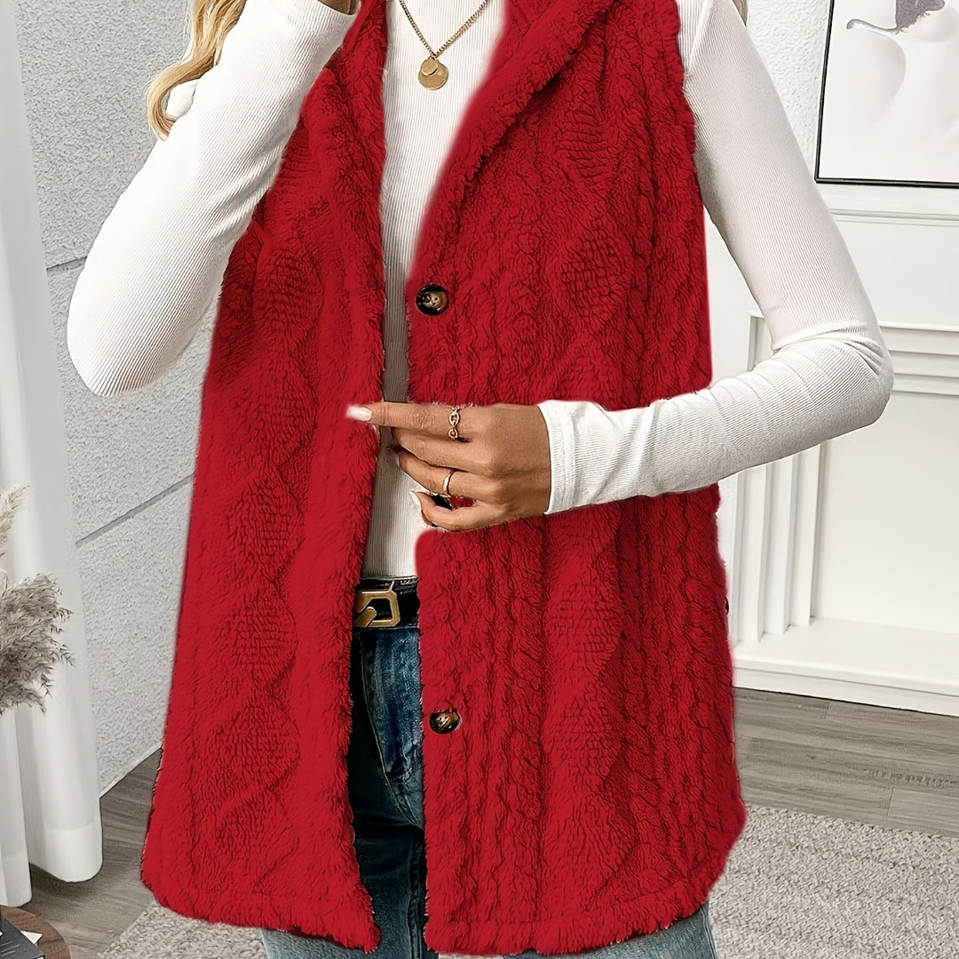 Lorna | Cozy Hooded Sleeveless Vest