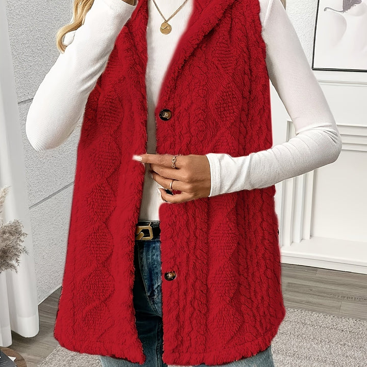 Lorna | Cozy Hooded Sleeveless Vest