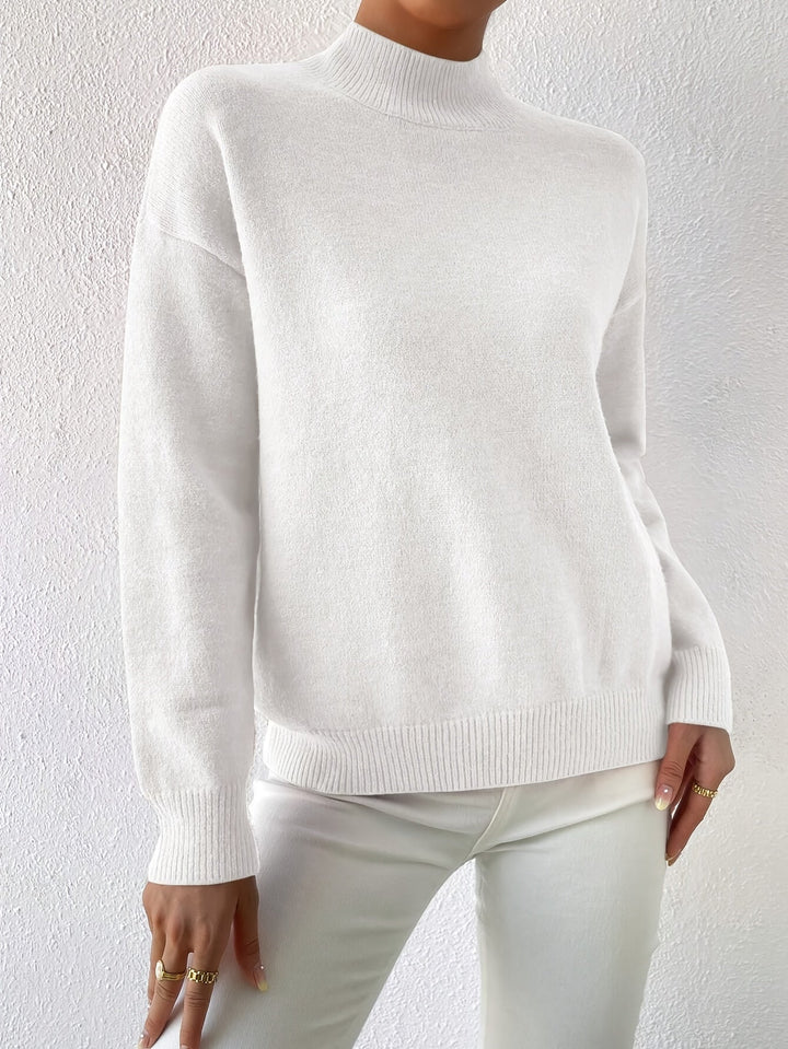 Lorelei | Refined Mock Neck Jumper