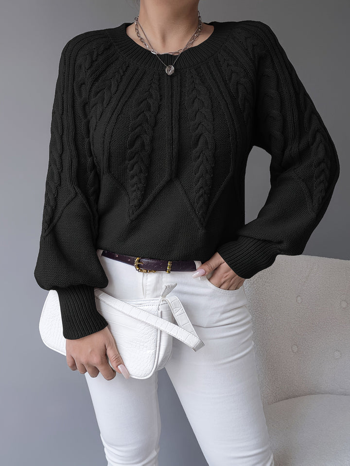 Elsie | Cable-Knit Textured Jumper