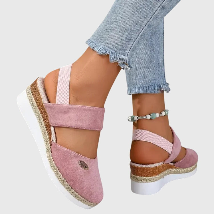 Ruth | Cushioned Wedge Sandals