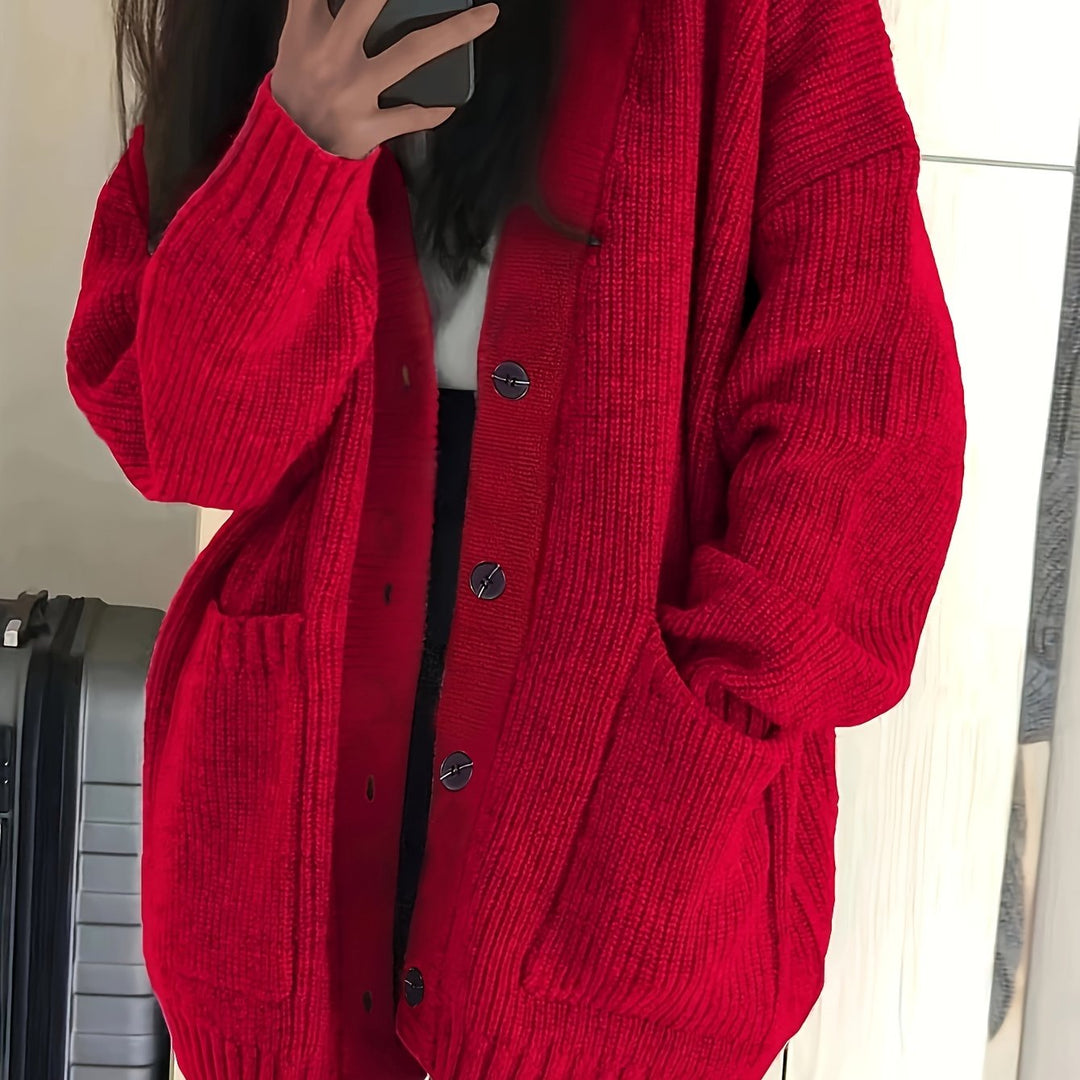 Maisie | Relaxed Button-Front Cardigan