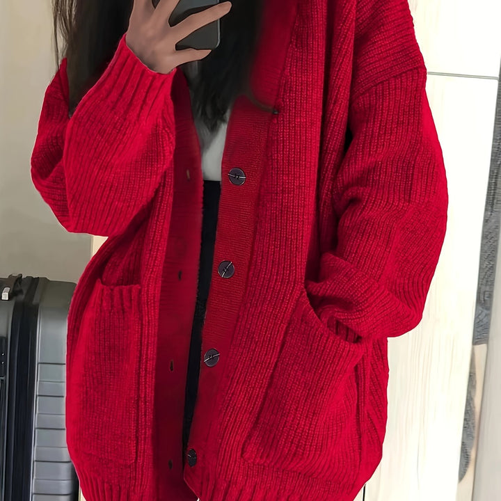 Maisie | Relaxed Button-Front Cardigan