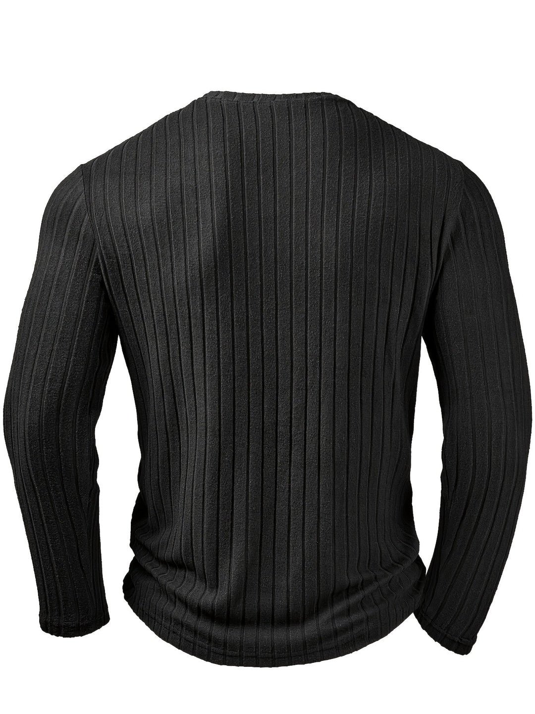 Xavier | Ribbed V-Neck Long Sleeve Top