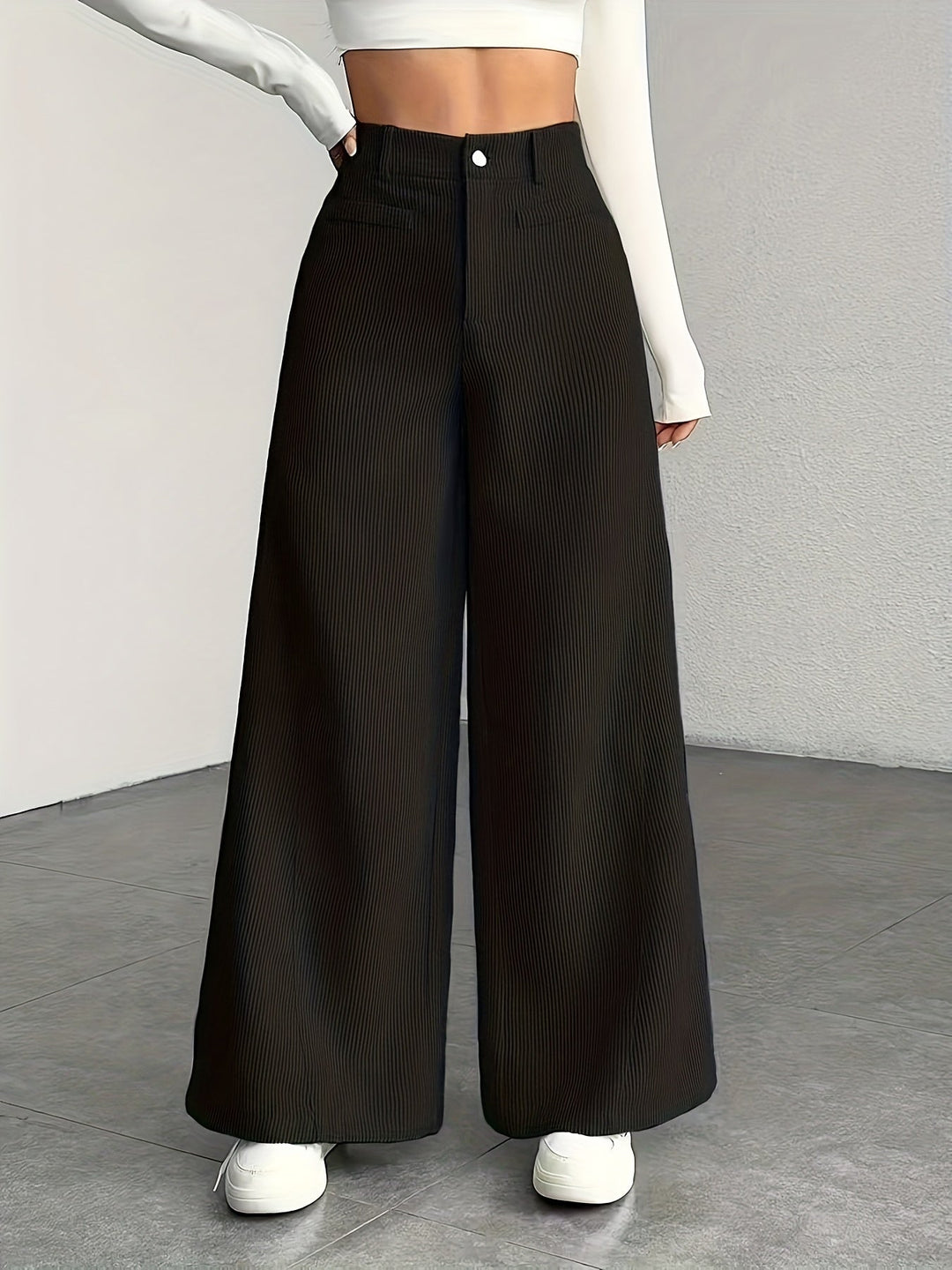 Juniper | High-Waisted Wide-Leg Trousers