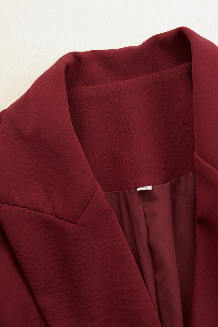 Camille | Stylish Tailored V-neck Blazer Dress