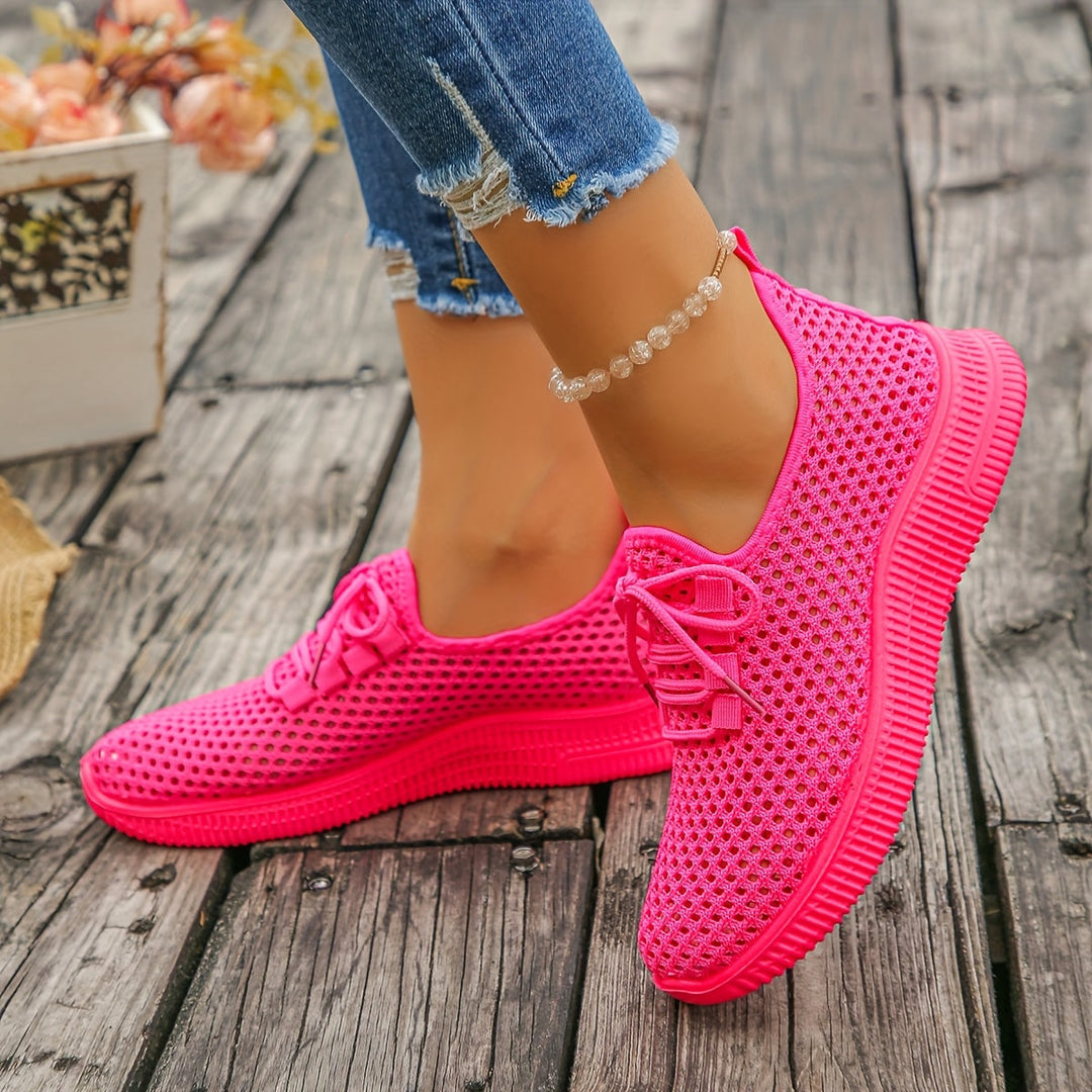 Marina | Airy Lace-Up Sneakers