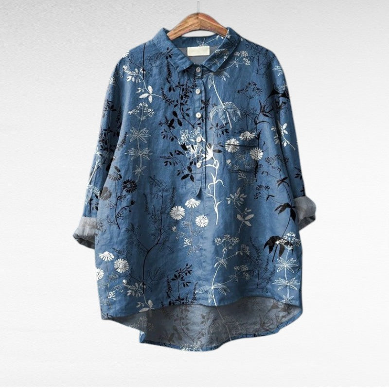Leslie | Stylish Multicolour Floral Blouse