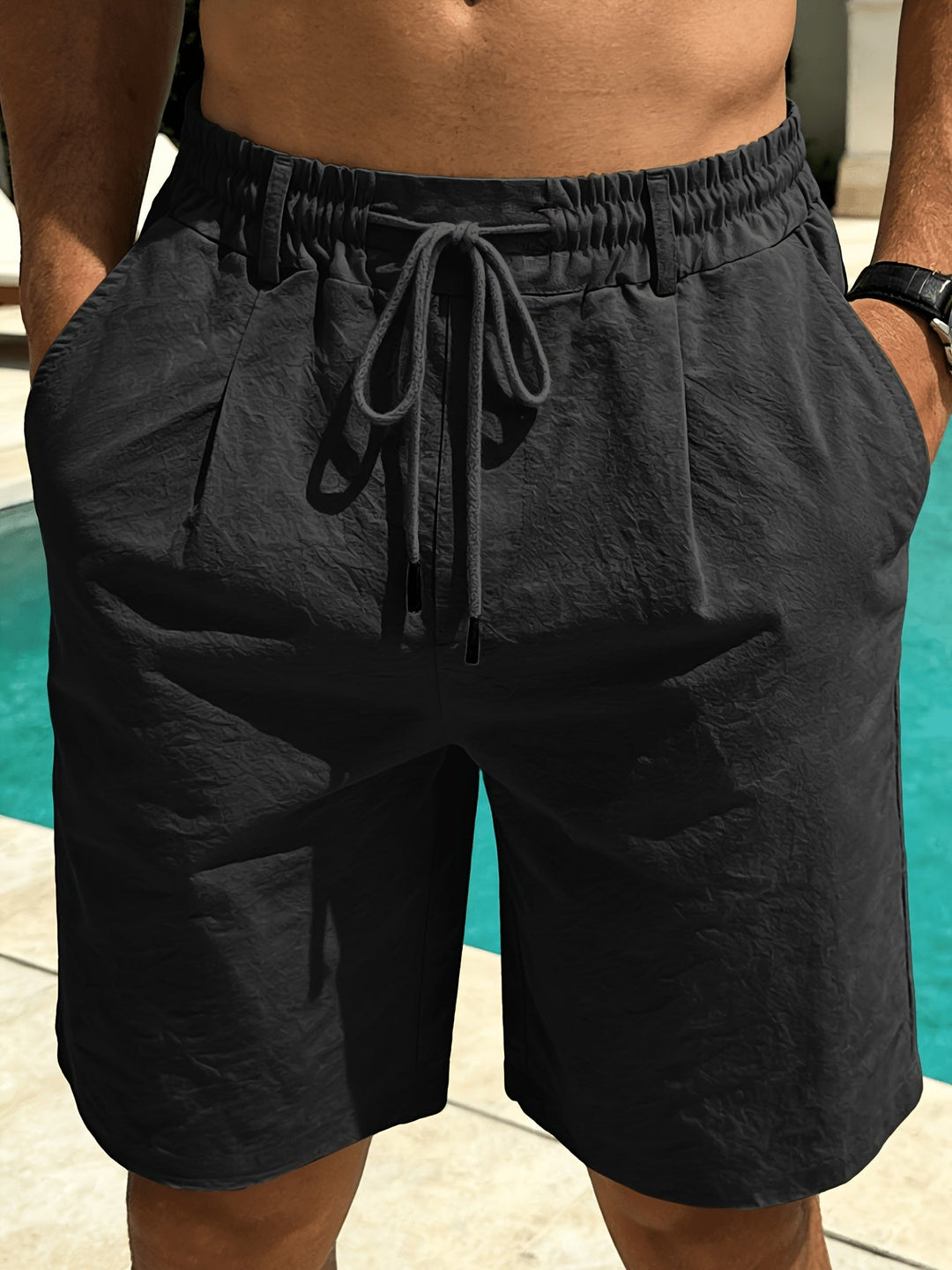 Trevor | Relaxed Drawstring Shorts