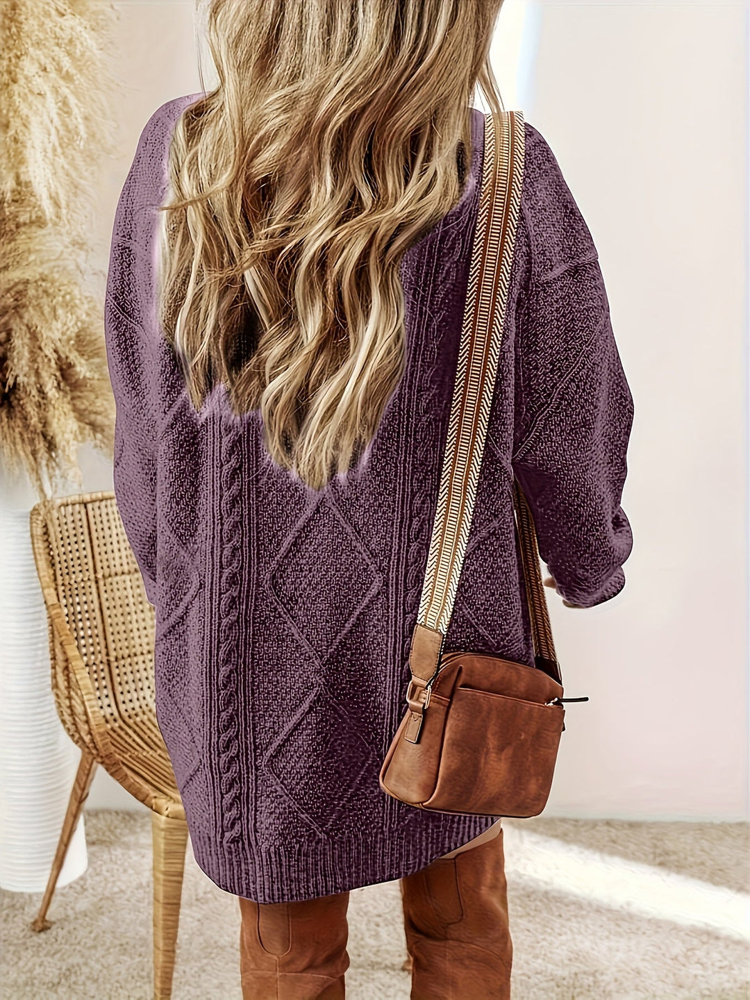 Tabitha | Cable-Knit Jumper Dress