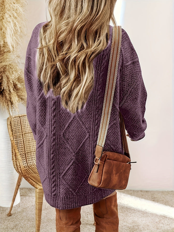 Tabitha | Cable-Knit Jumper Dress