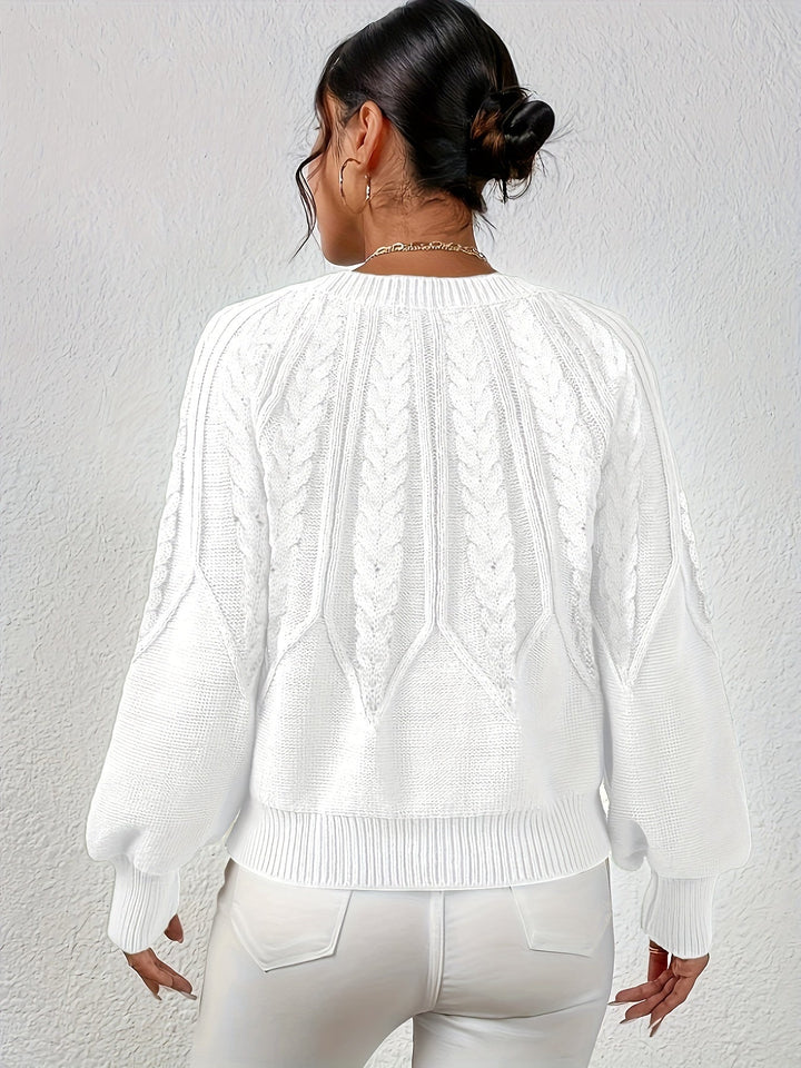 Eleanor | Relaxed Cable-Knit Jumper