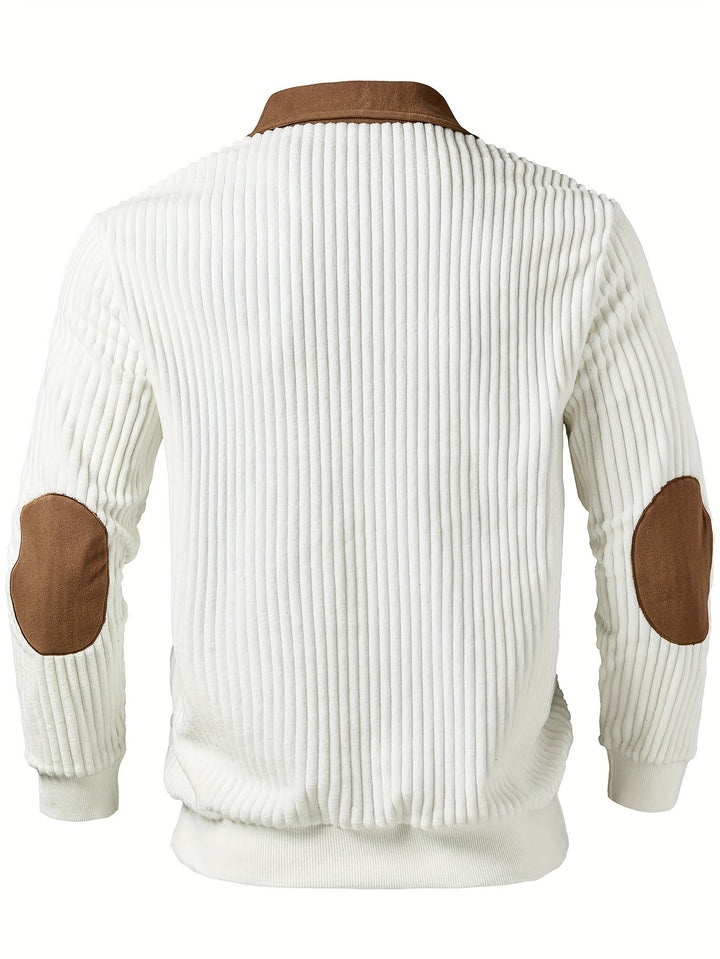 Roland | Two-Tone Quarter-Zip Pullover