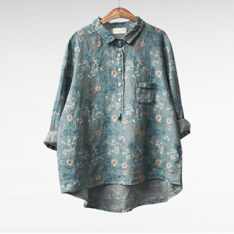 Leslie | Stylish Multicolour Floral Blouse