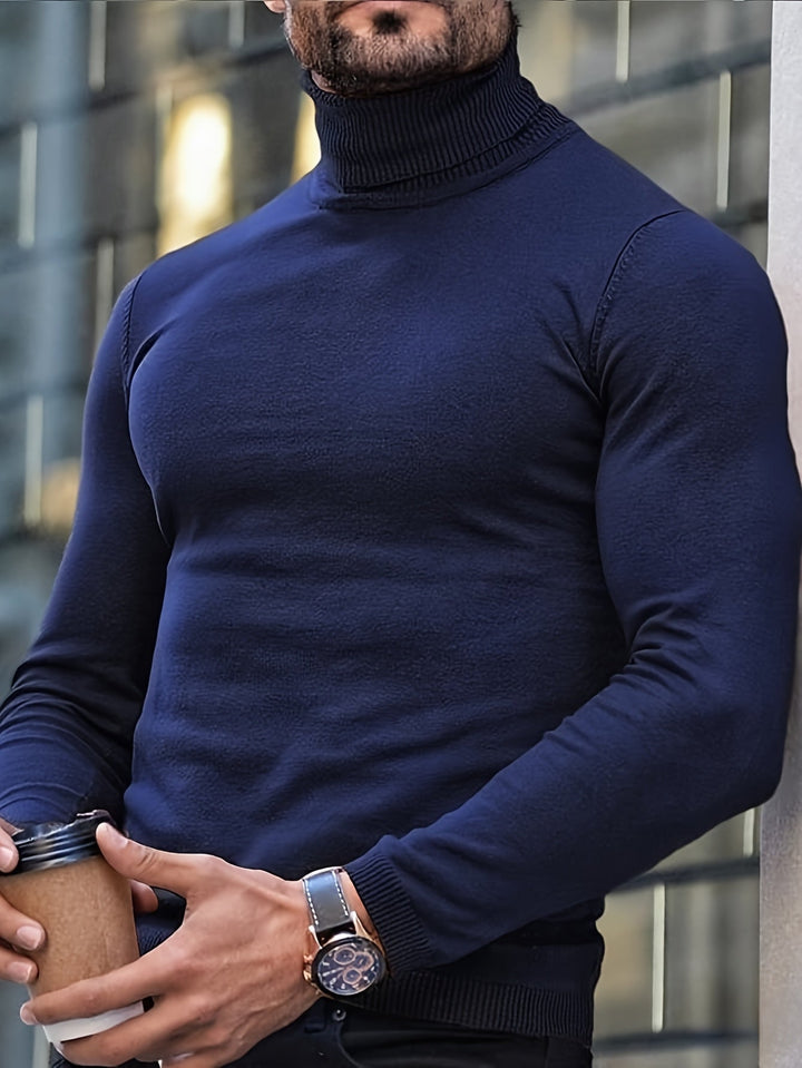 Dominic | Refined High-Neck Turtleneck