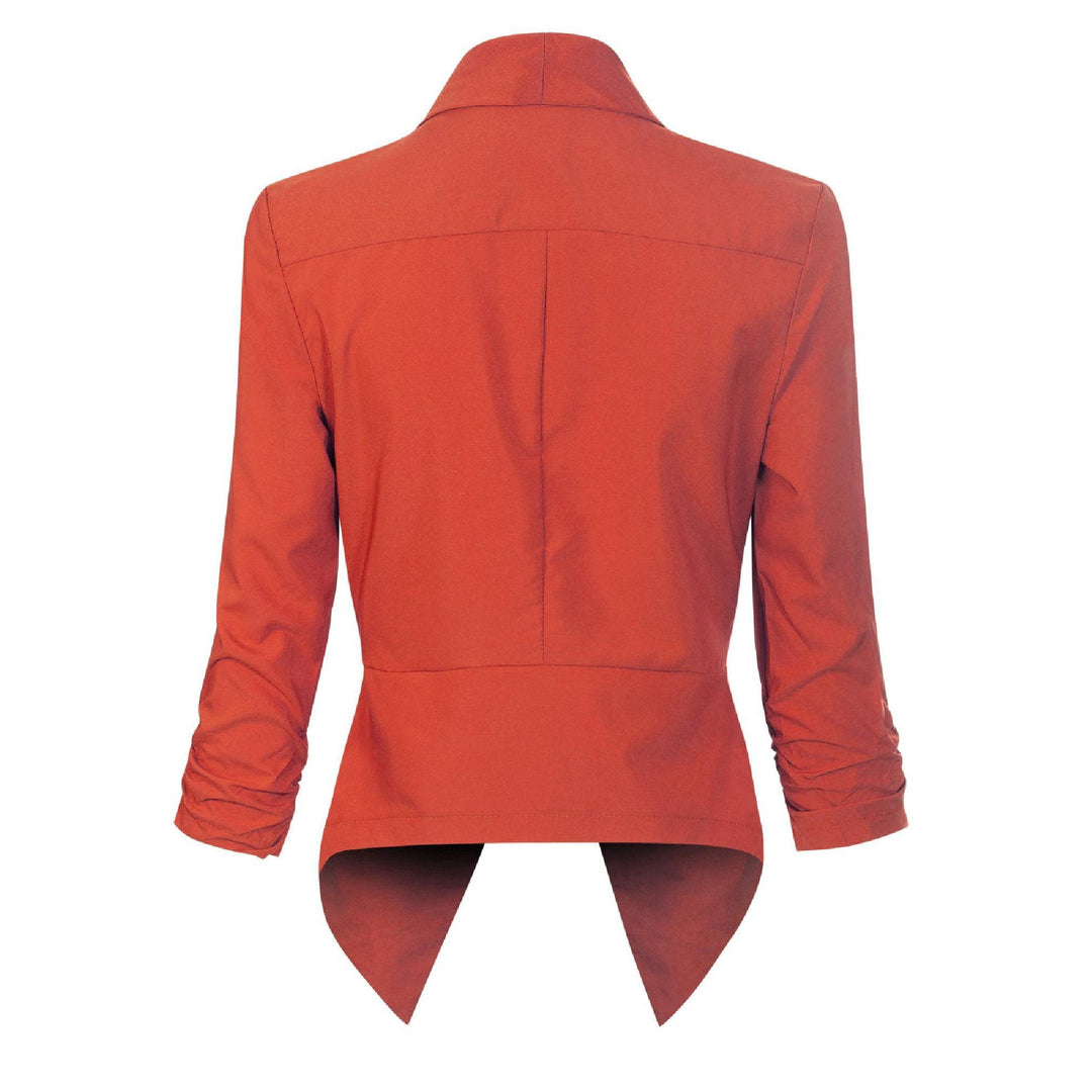 Penelope | Open-Front Draped Blazer
