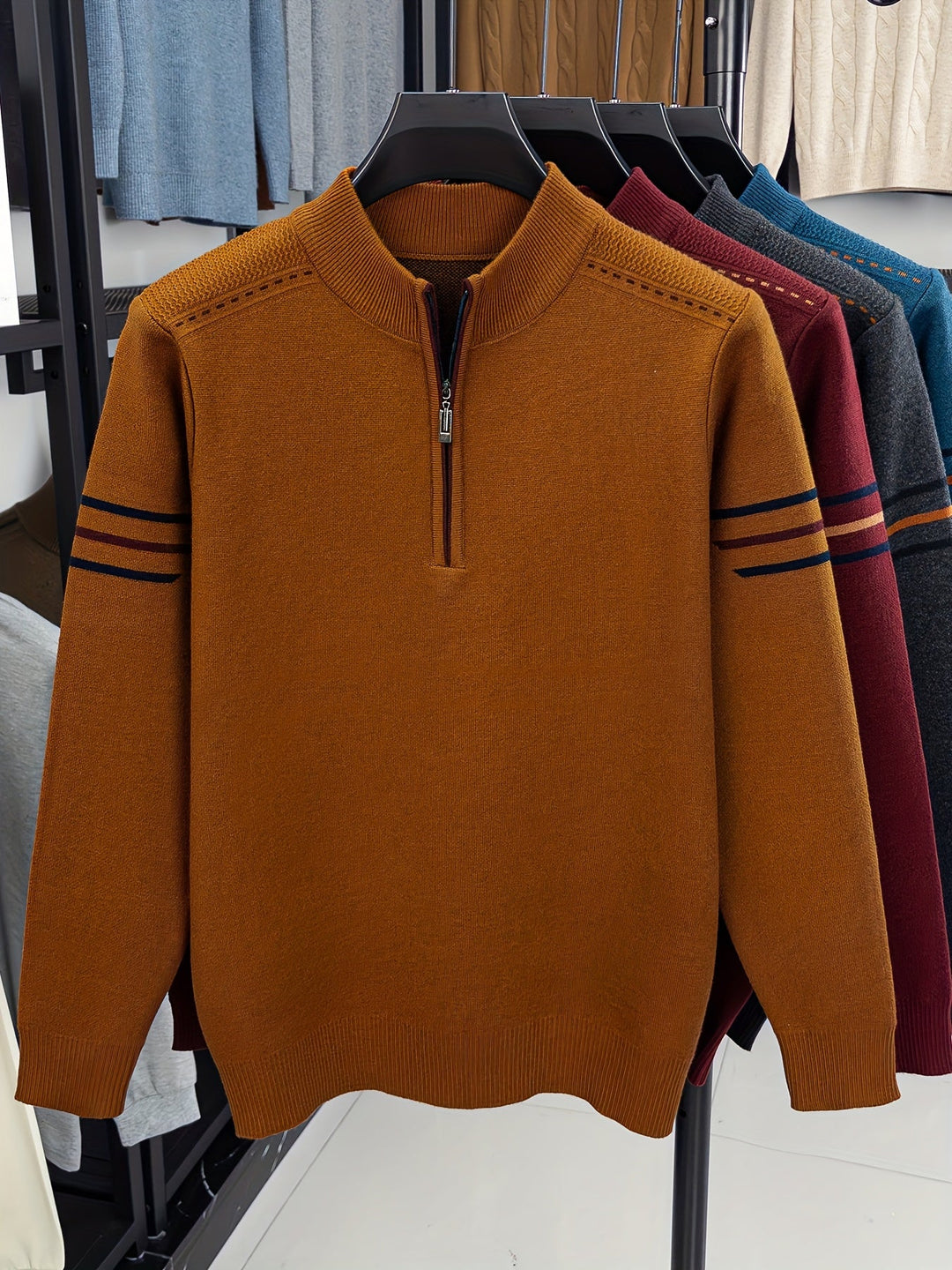 Daniel | Half-Zip Knit Jumper
