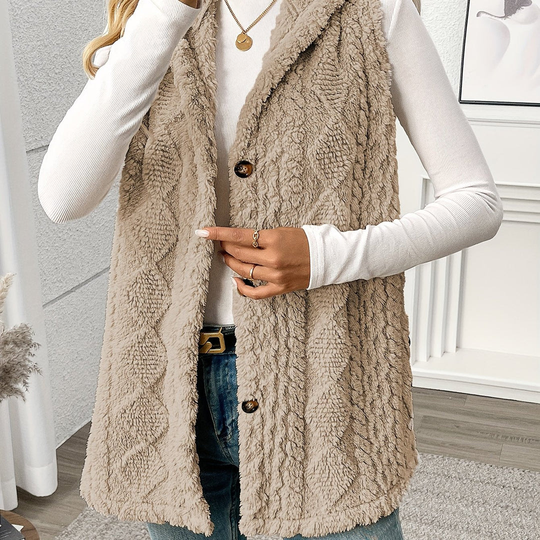 Lorna | Cozy Hooded Sleeveless Vest
