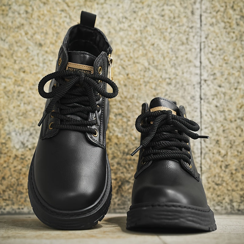 Archer | Rugged Lace-Up Ankle Boots