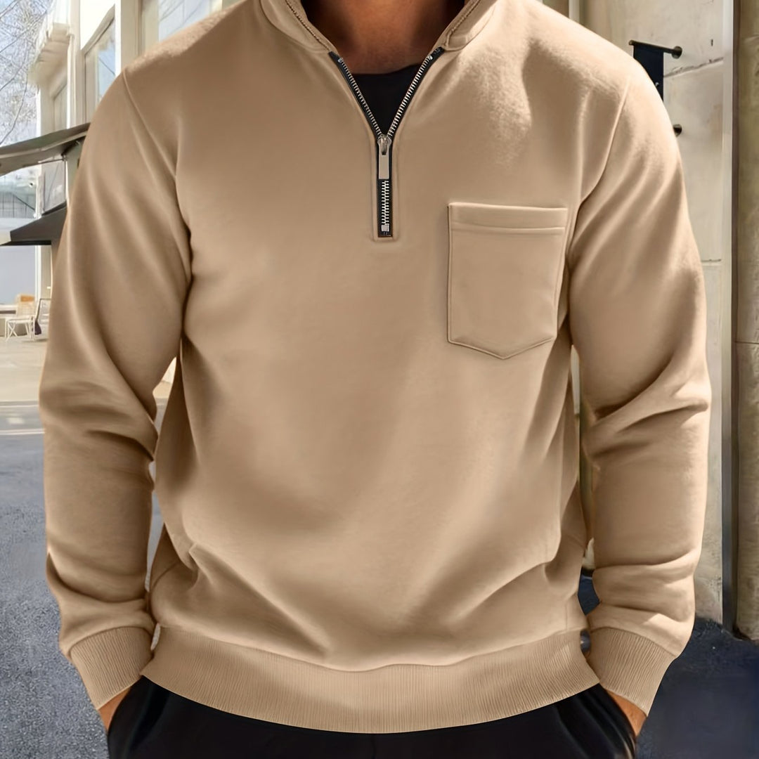Emmett | Refined Half-Zip Pullover