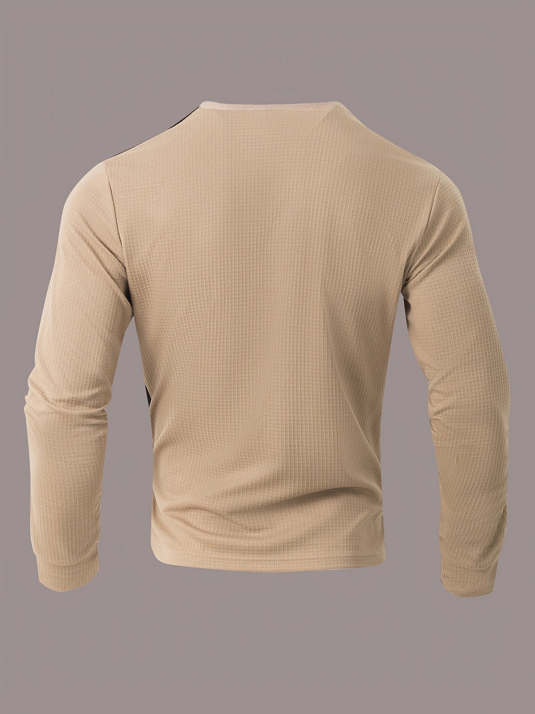 Curtis | Textured Long-Sleeve Henley