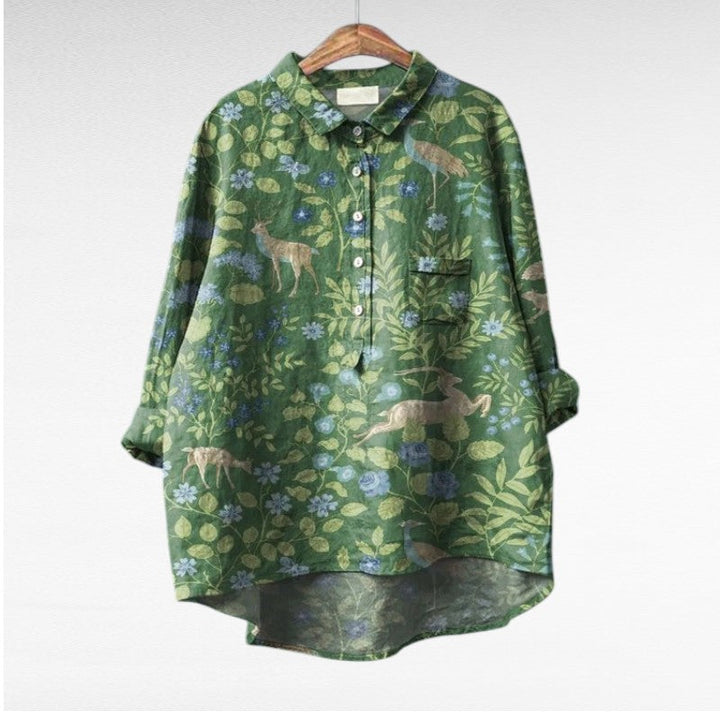 Leslie | Stylish Multicolour Floral Blouse