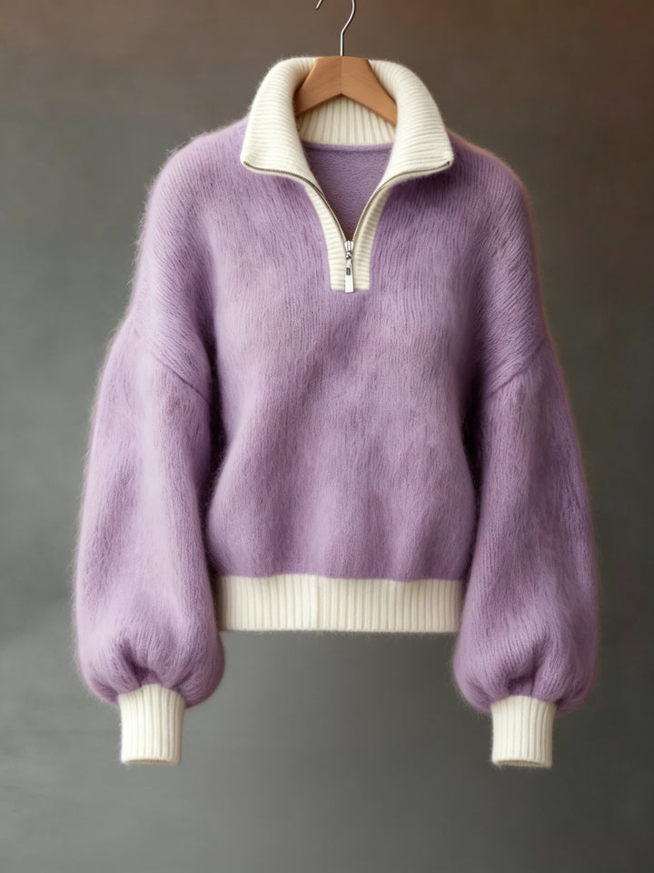 Cecily | Relaxed Half-Zip Jumper