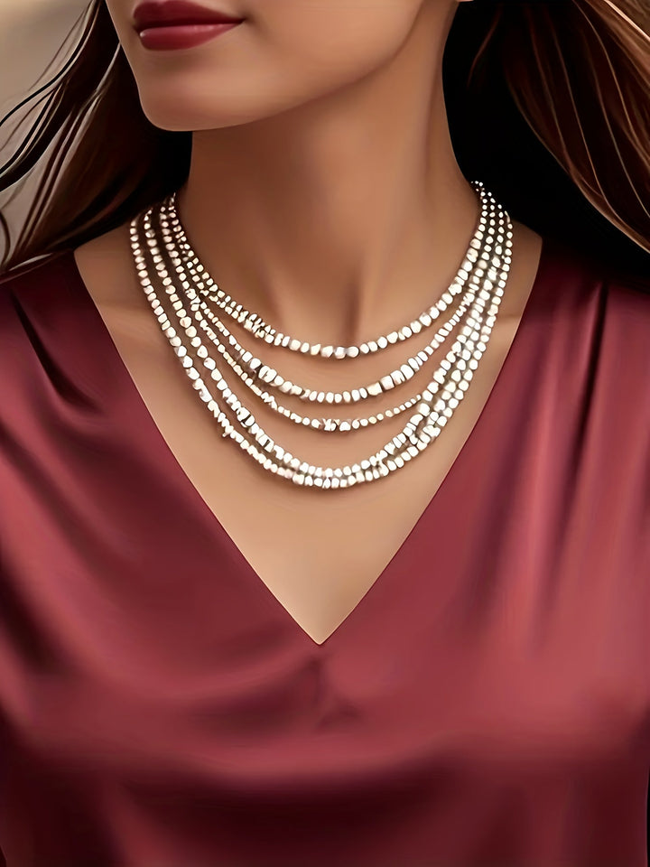 Estelle | Draped V-Neck Blouse