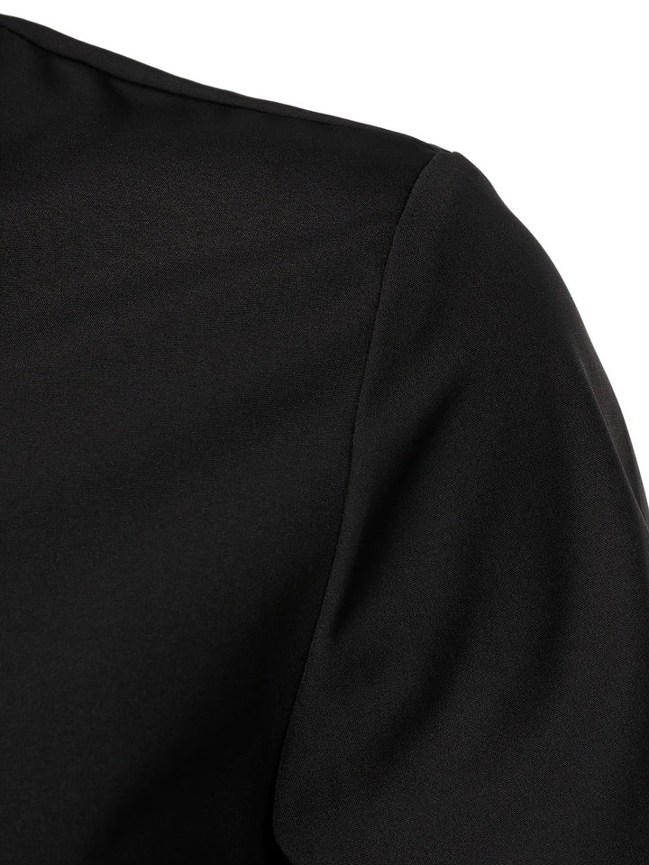 Lucille | Contrast-Trim Long Sleeve Shirt