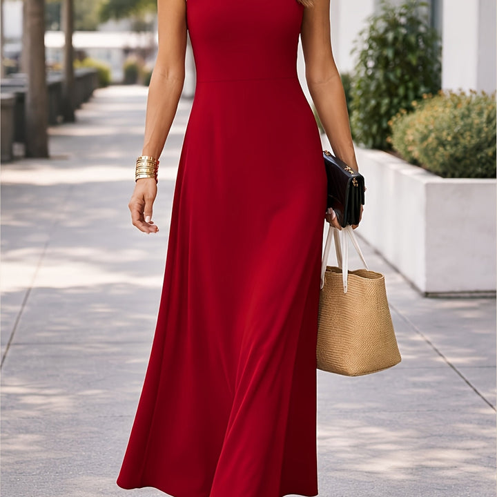 Clarissa | Sleeveless Flowing Maxi Dress