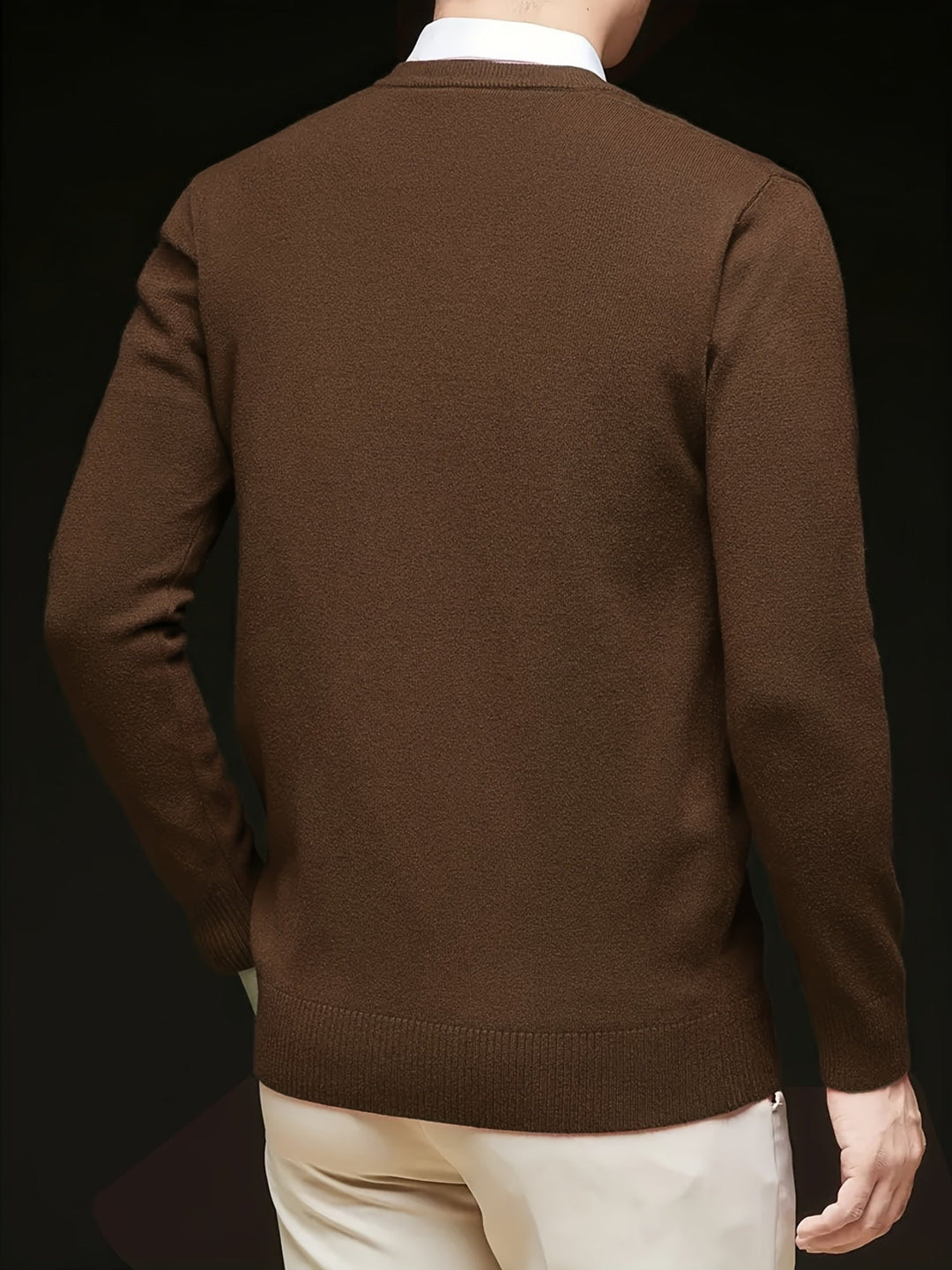 Hugh | Refined V-Neck Jumper