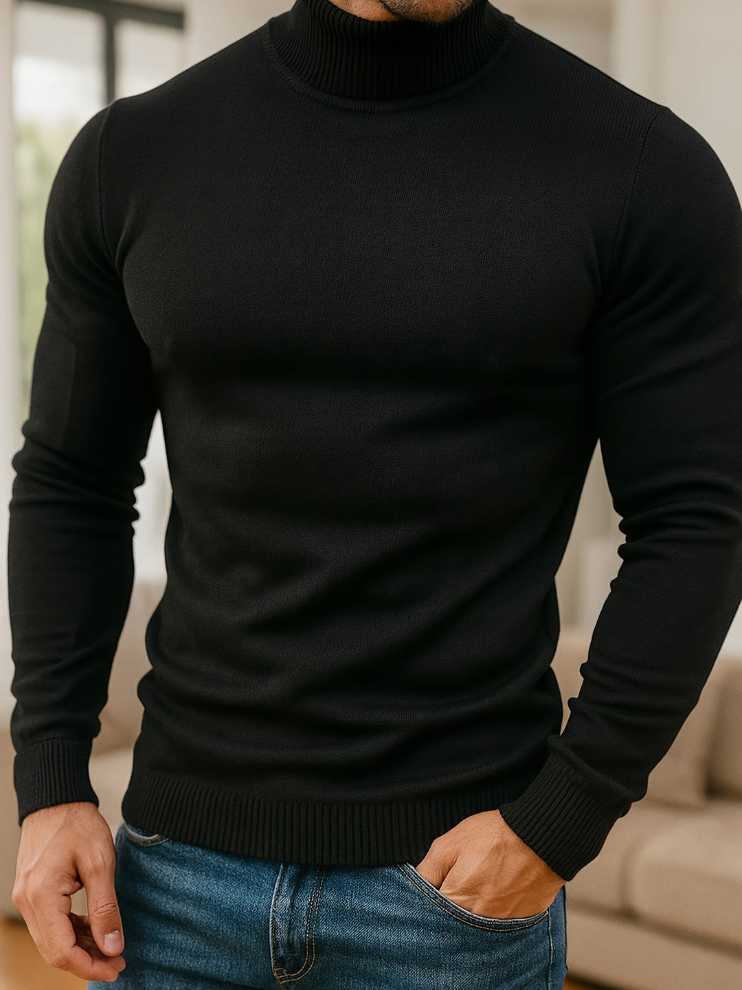 Frederick | Refined High-Neck Jumper
