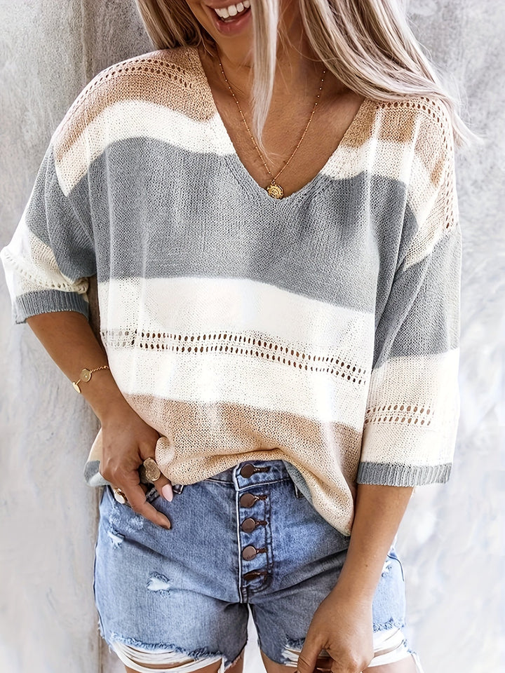 Margot | Relaxed V-Neck Top