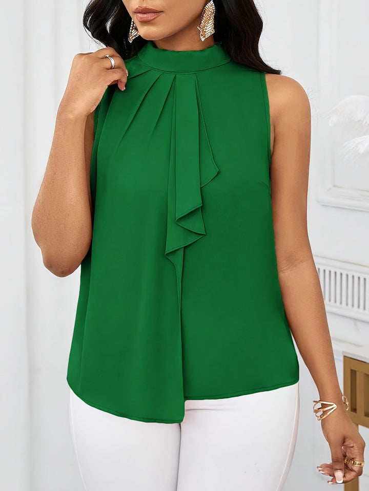 Annabel | Bow-Neck Sleeveless Top