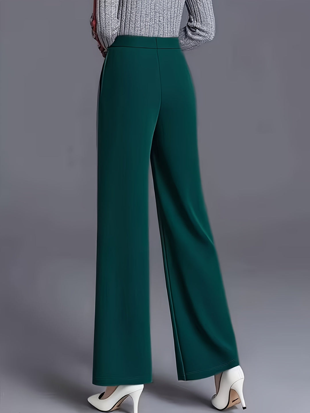 Claudia | High-Waisted Wide-Leg Trousers