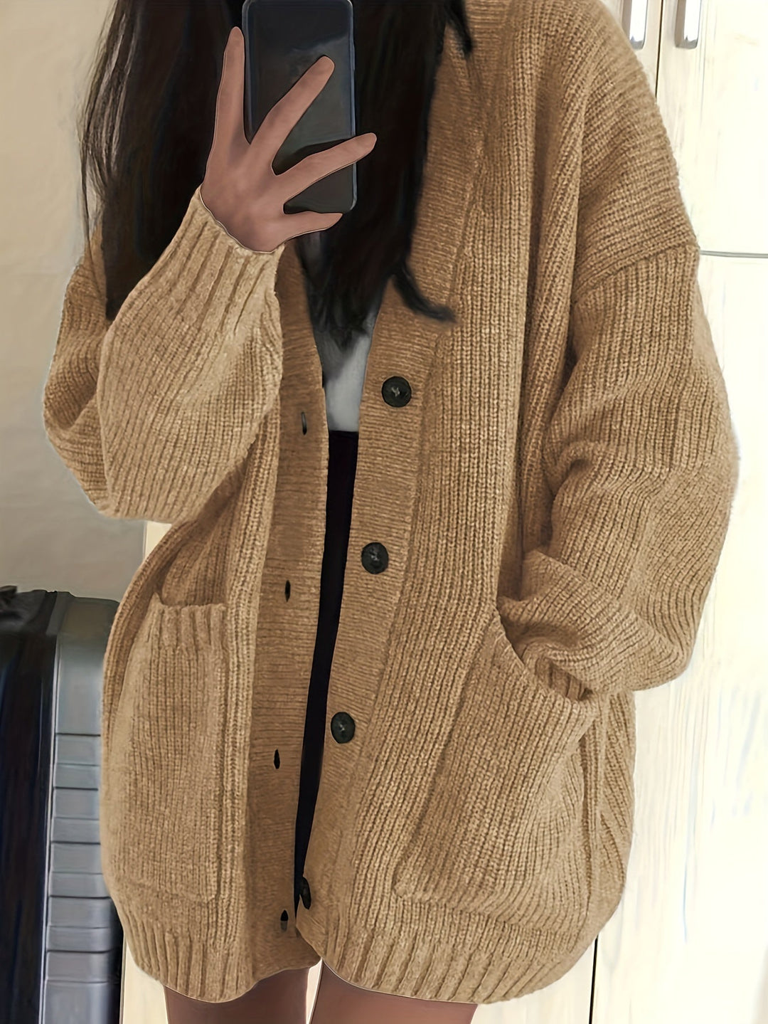 Maisie | Relaxed Button-Front Cardigan