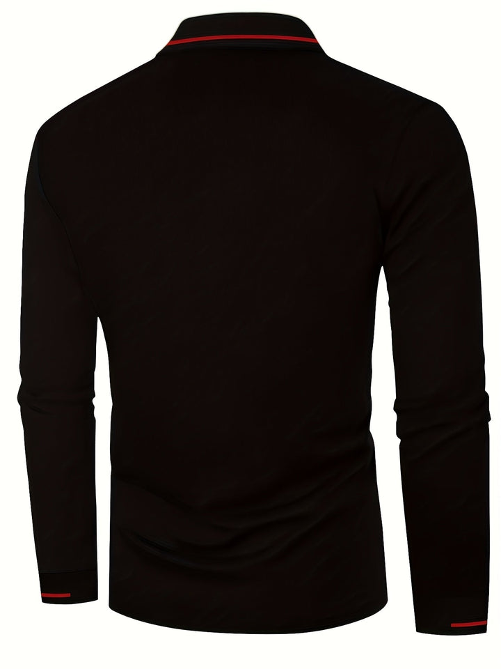 Dalton | Refined Long-Sleeve Polo Shirt