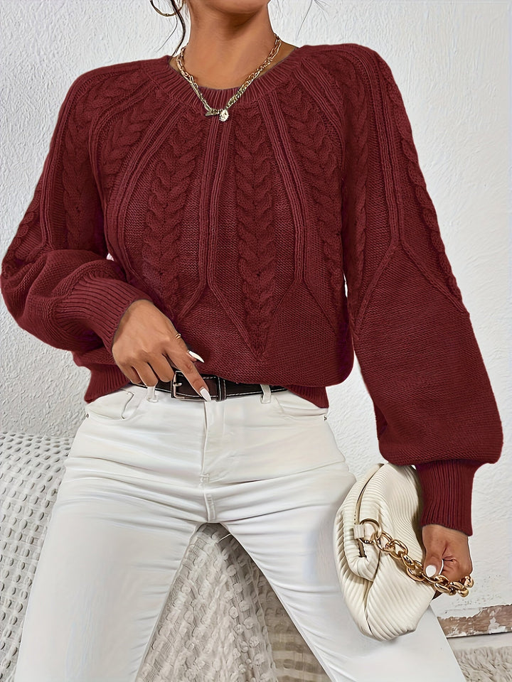 Eleanor | Relaxed Cable-Knit Jumper