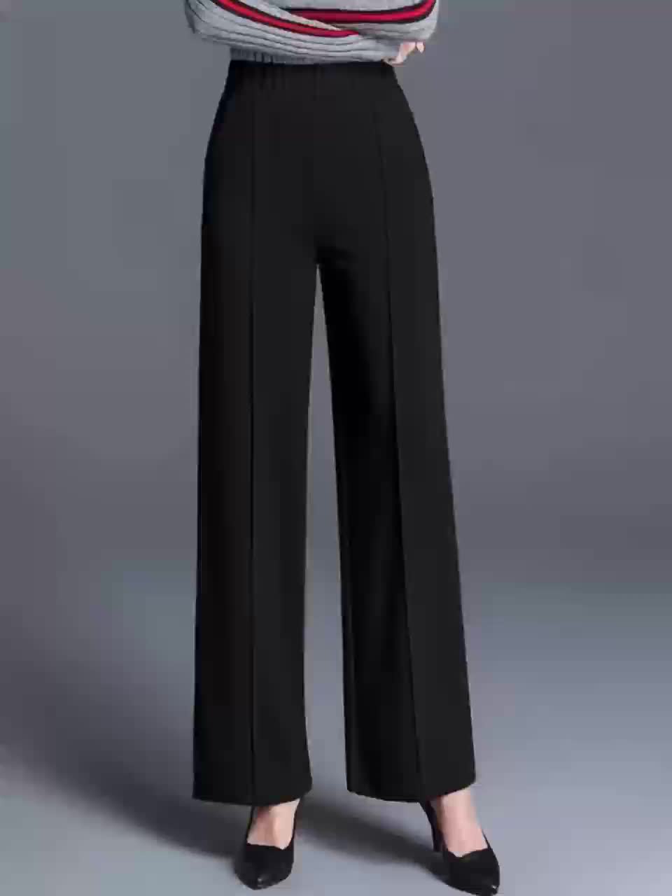 Josie | High-Waisted Wide-Leg Trousers