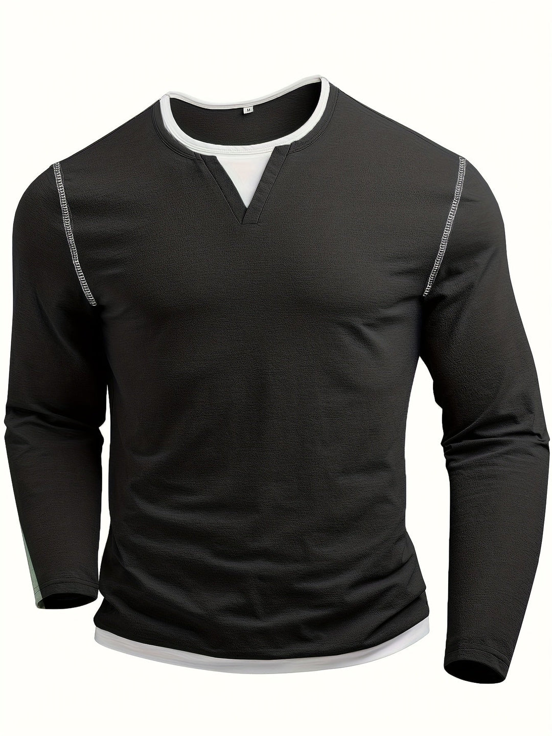 Nathan | Refined Notch-Neck Henley Shirt