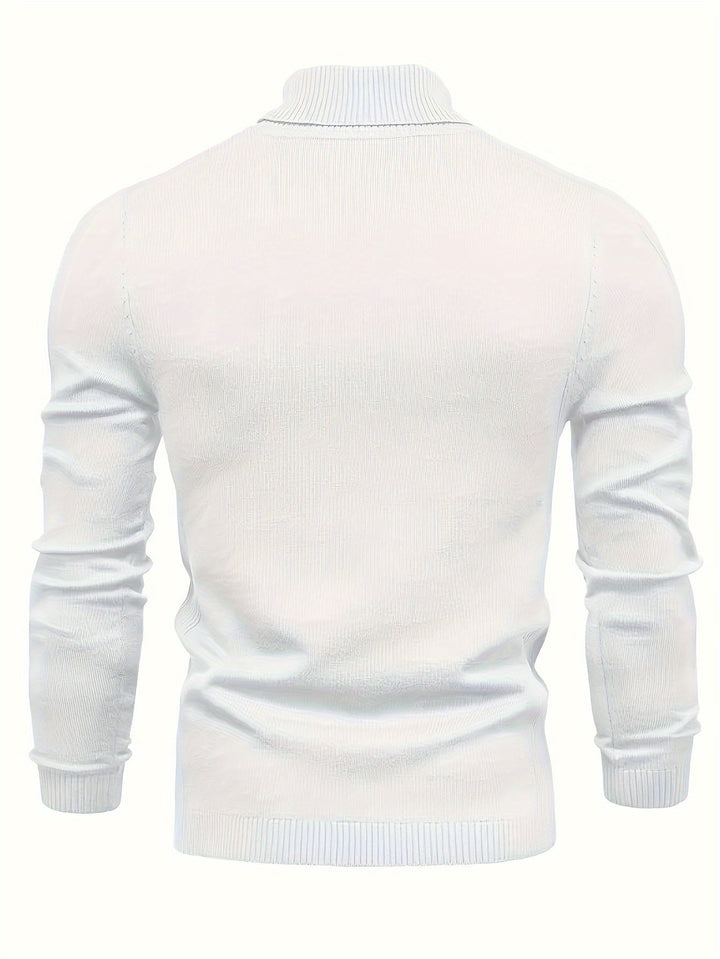 Malcolm | Classic Mock-Neck Jumper