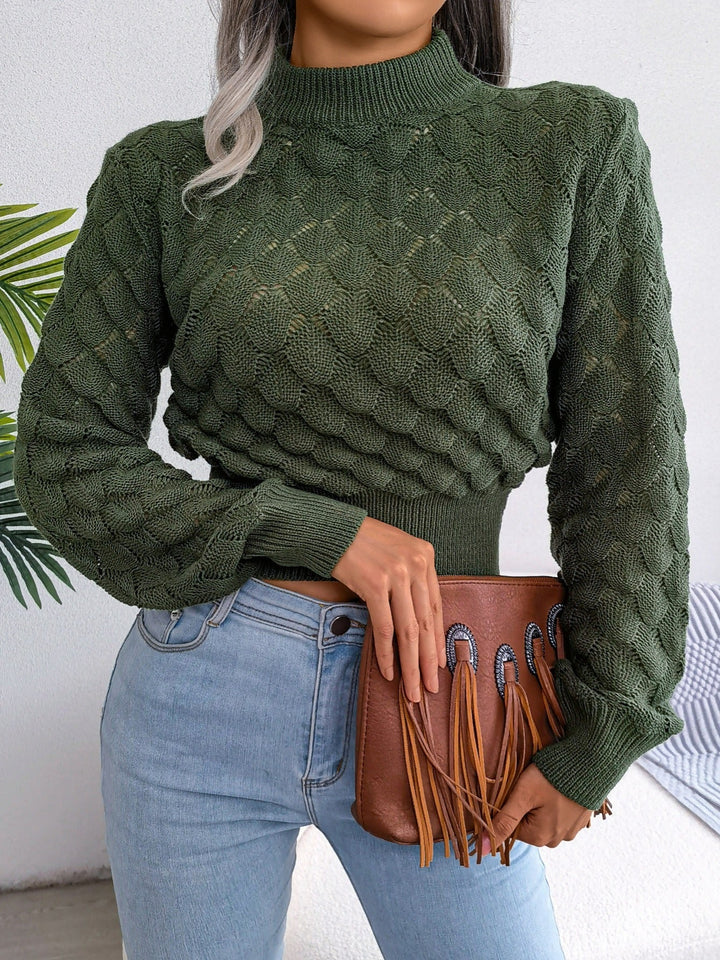 Melanie | Textured Cropped Jumper