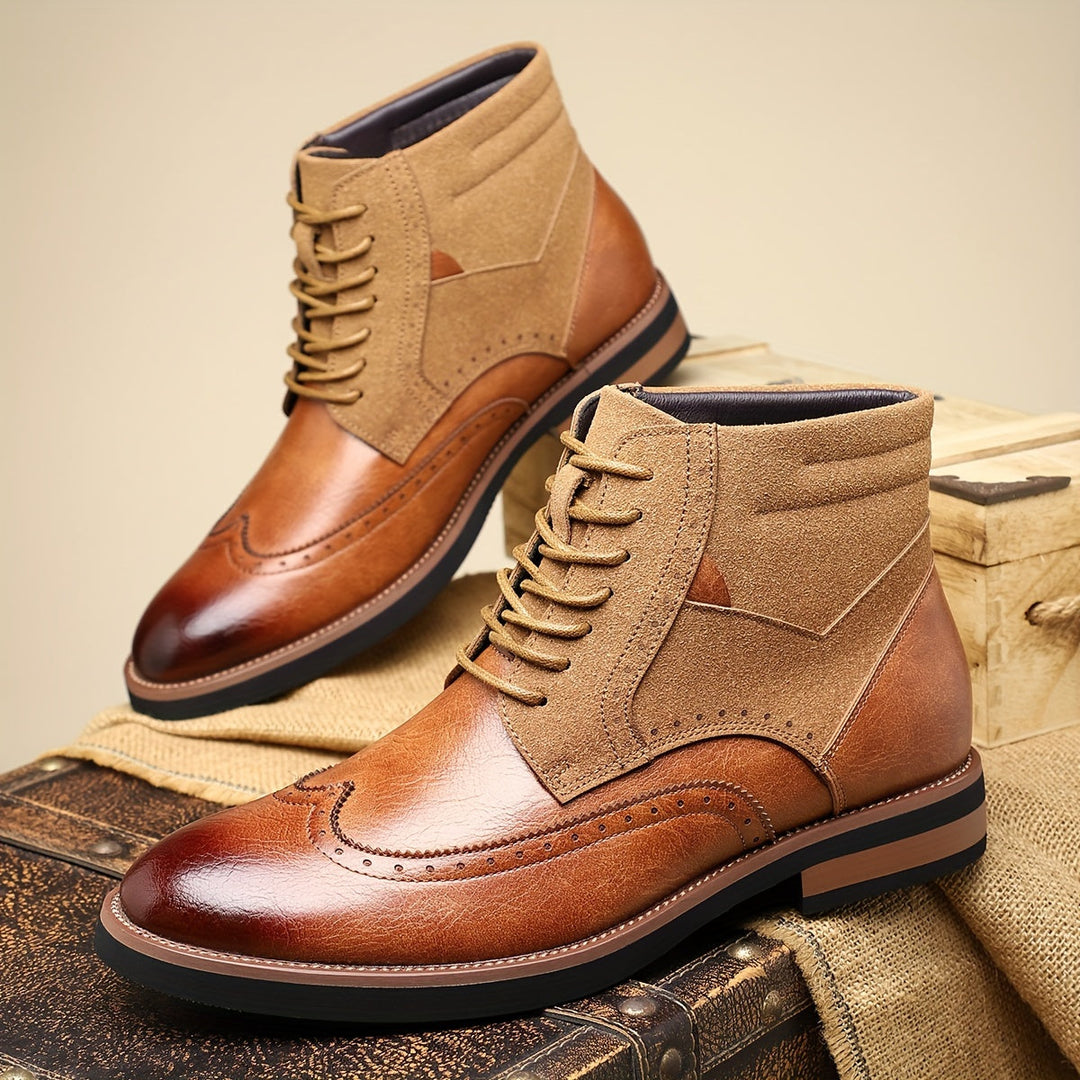 Roland | Classic Wingtip Ankle Boots
