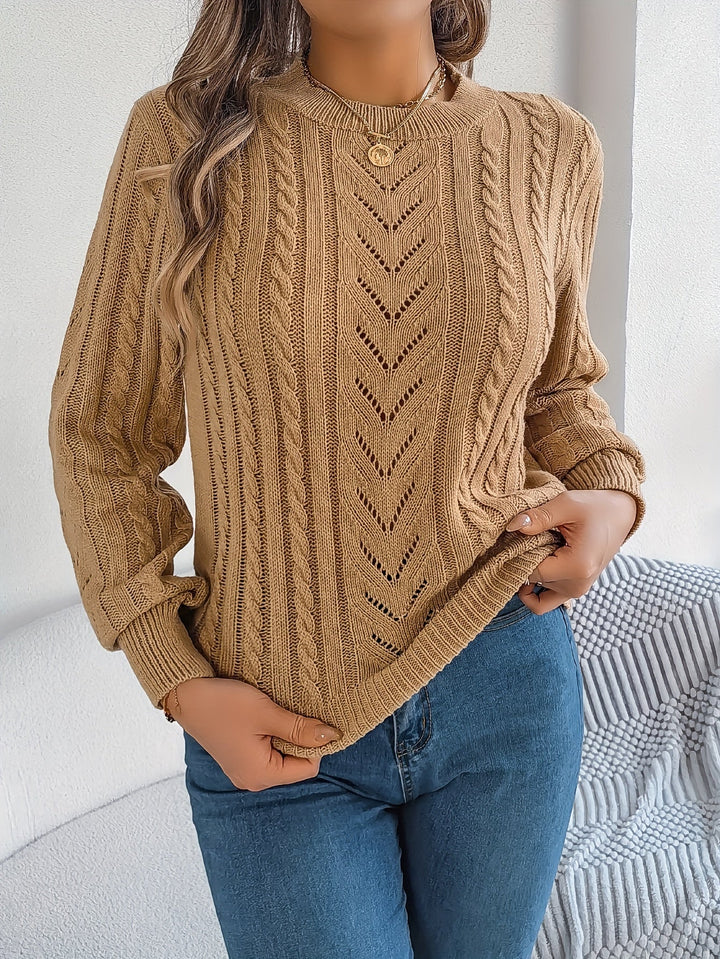 Blythe | Cable-Knit Textured Jumper