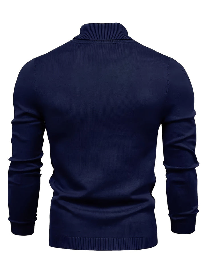 Malcolm | Classic Mock-Neck Jumper