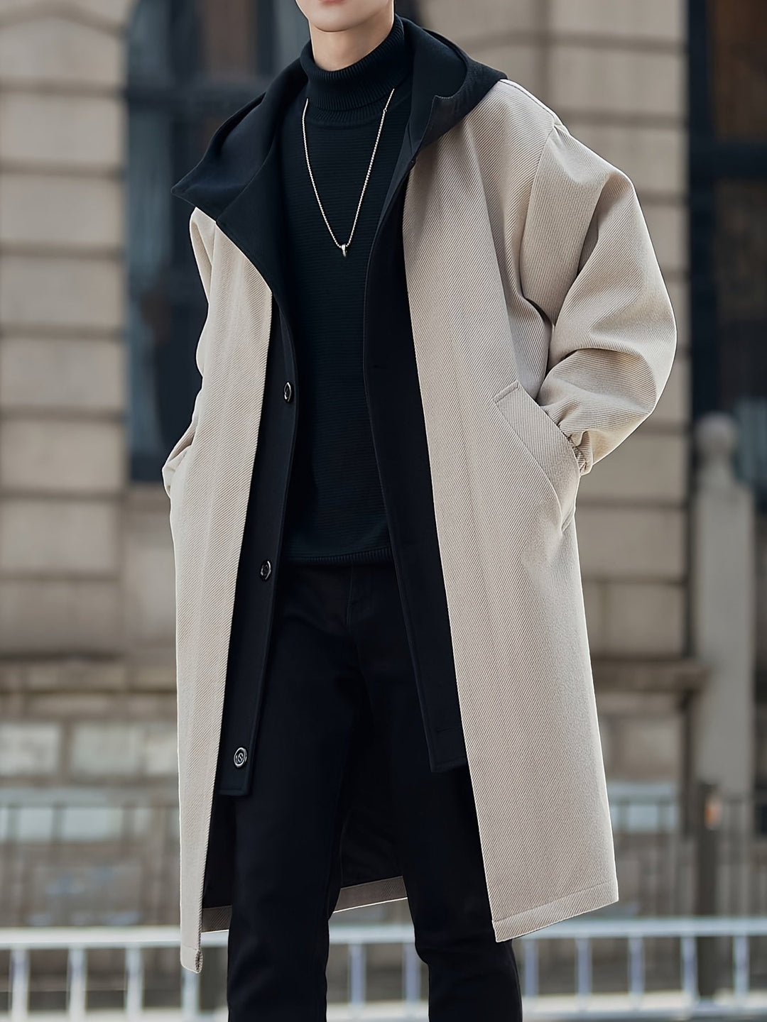 Harrison | Refined Hooded Longline Coat