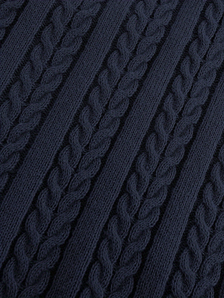 Gideon | Cable-Knit V-Neck Jumper Vest