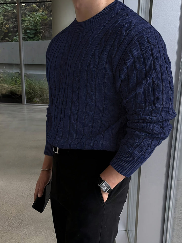Preston | Twisted Cable Pullover Jumper